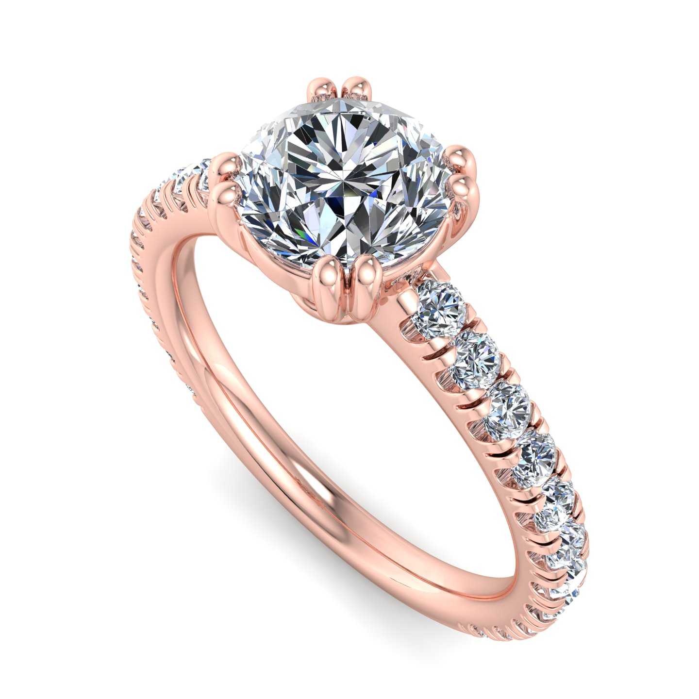 Classic Accented Engagement Ring