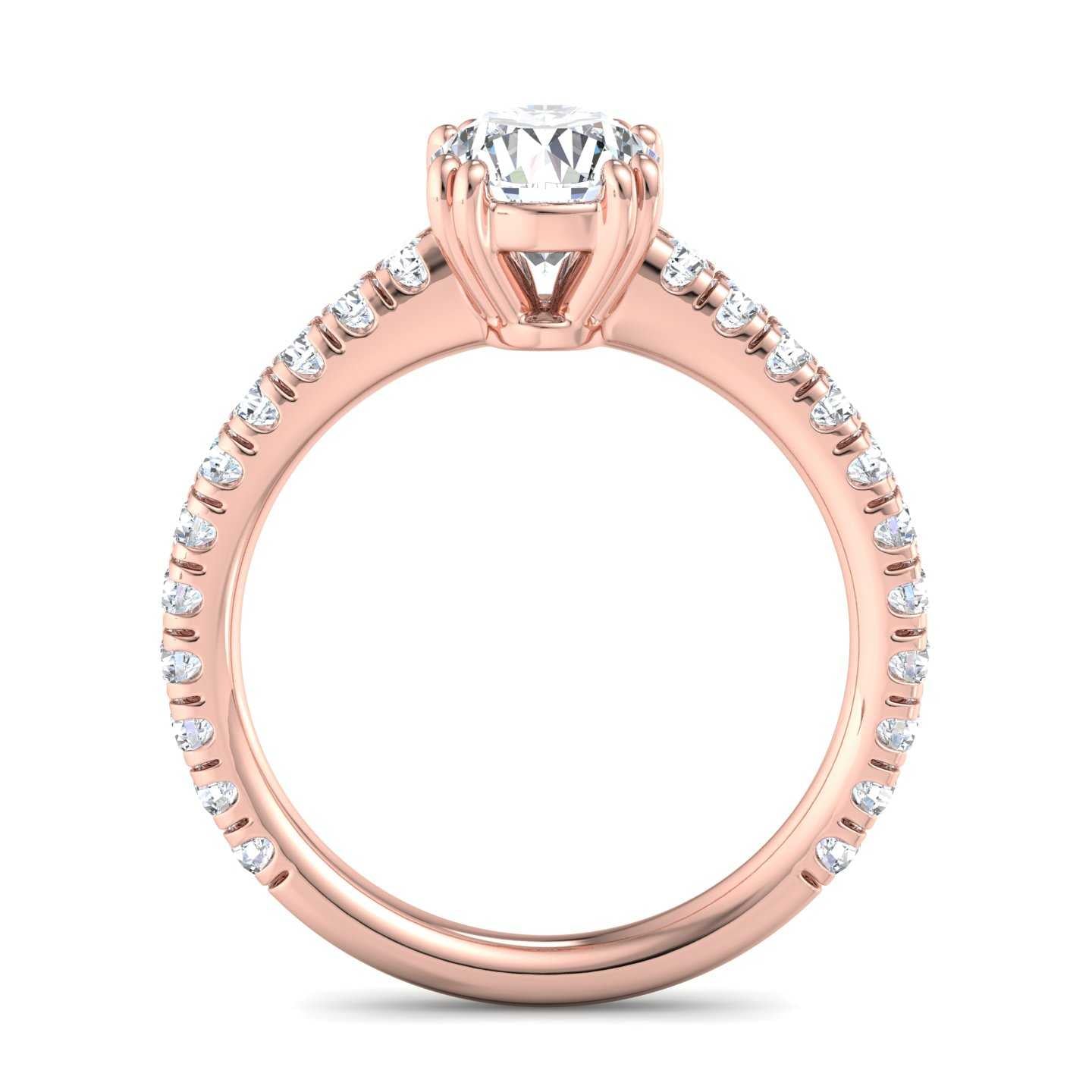 Classic Accented Engagement Ring
