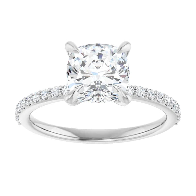Elysia 1/4ctw Accented Engagement Ring