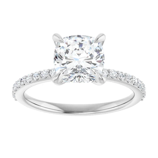 1/4ctw Accented Engagement Ring