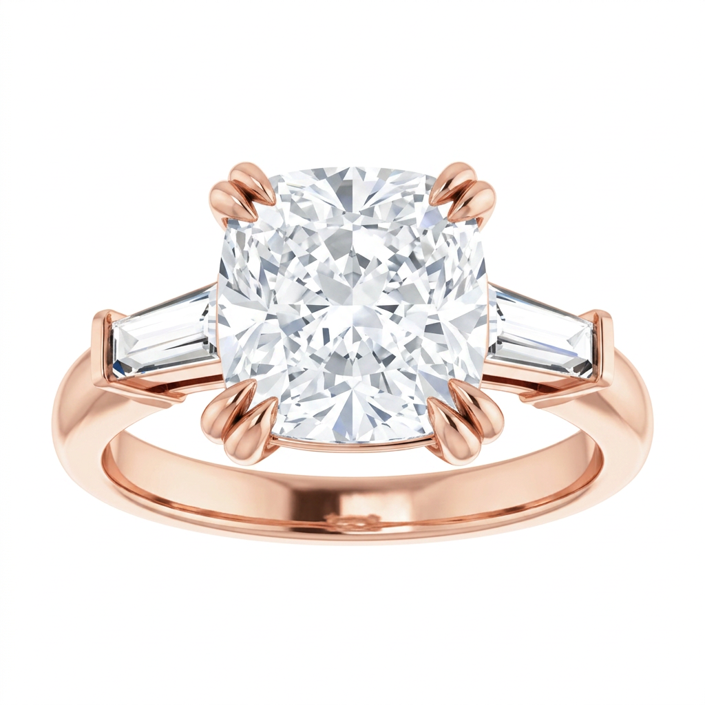 rose-gold cushion