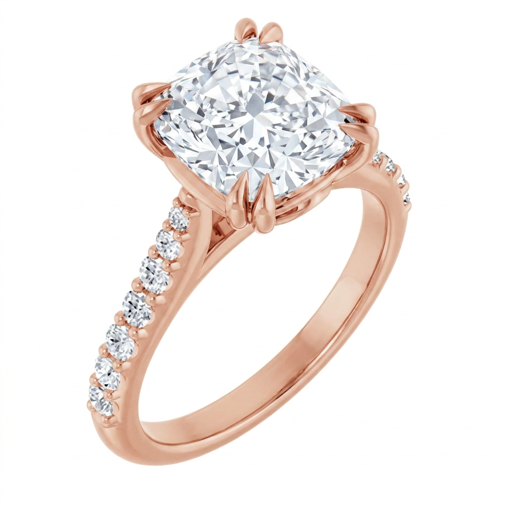 rose-gold cushion