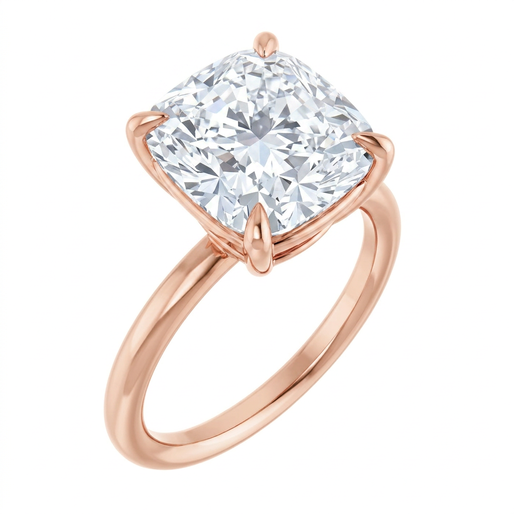 rose-gold cushion
