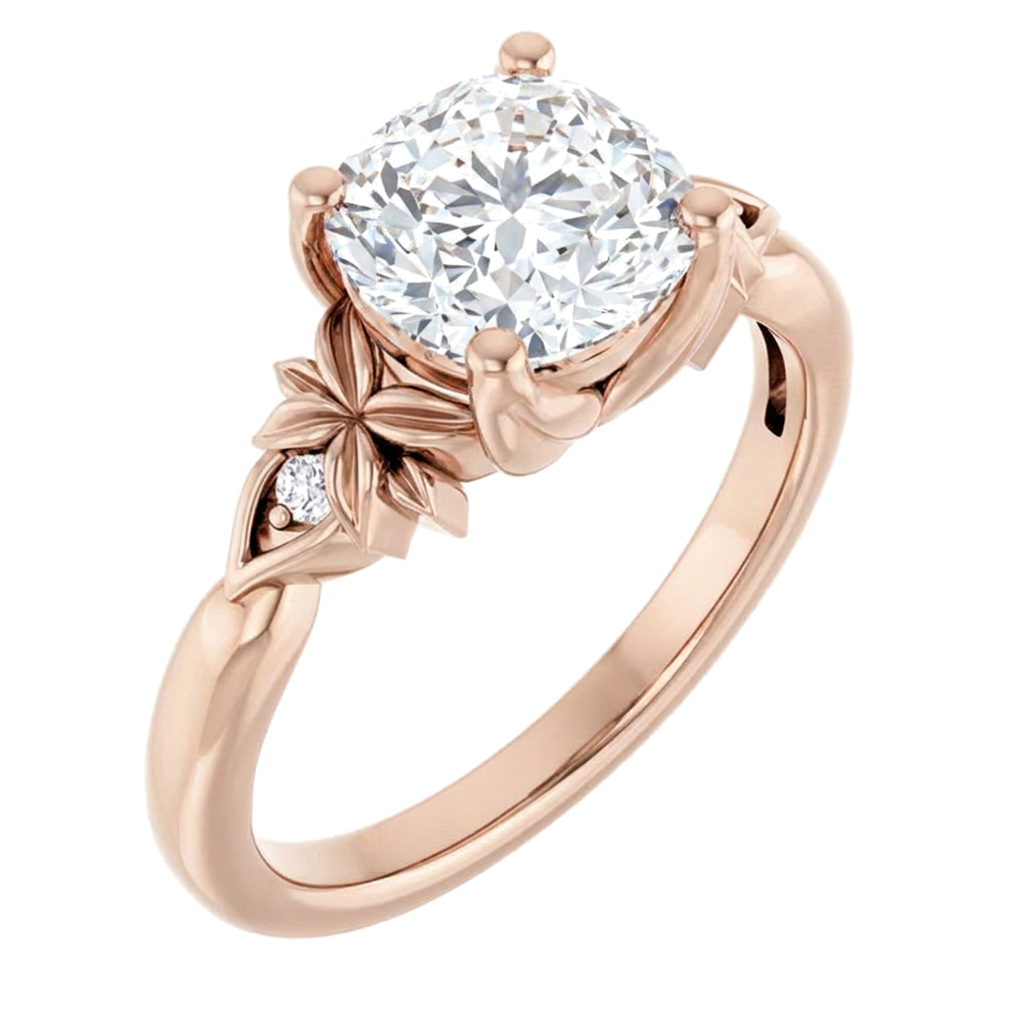 rose-gold cushion (angle 1)