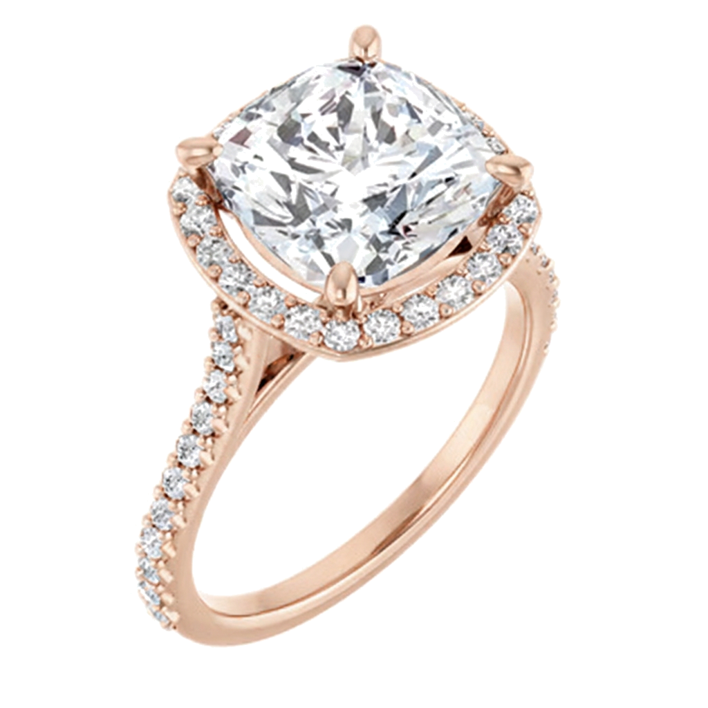 rose-gold cushion (angle 1)