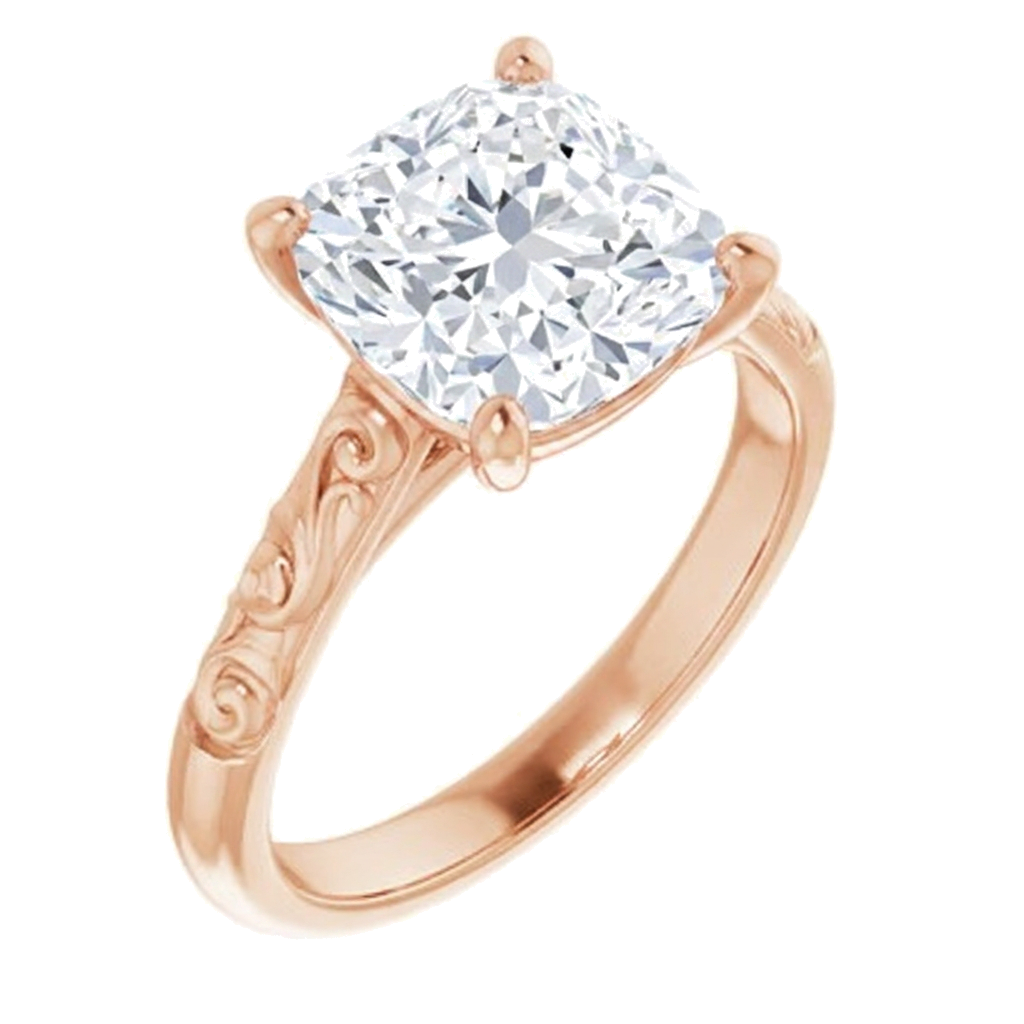 rose-gold cushion (angle 1)