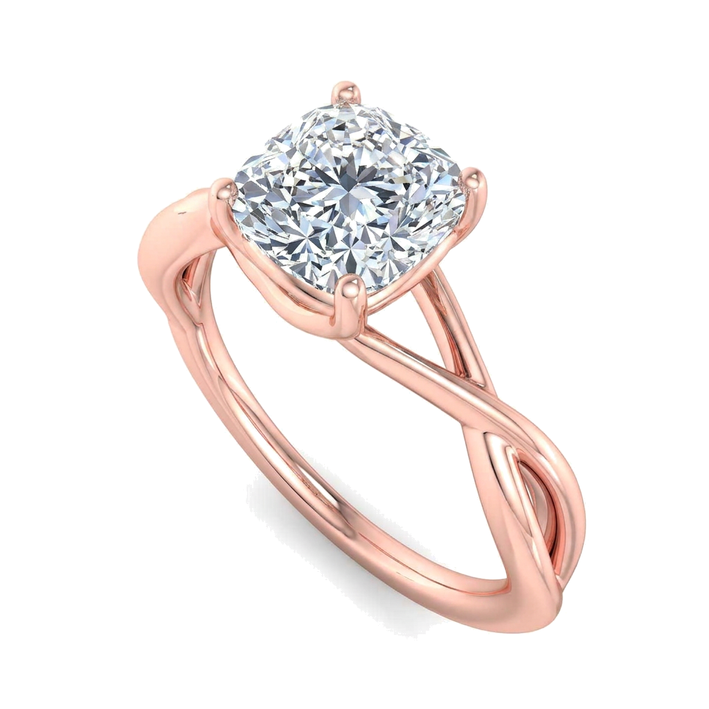 rose-gold cushion (angle 1)