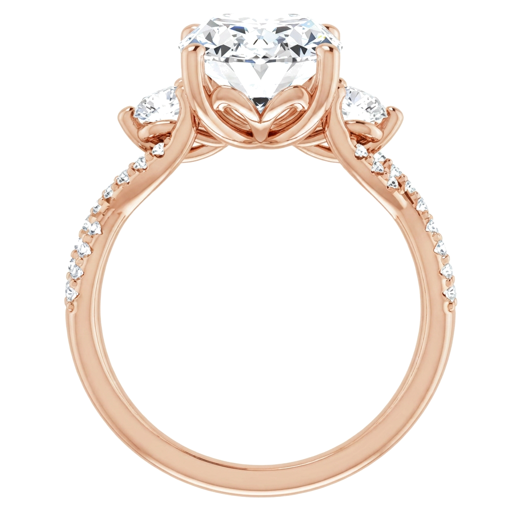 rose-gold cushion