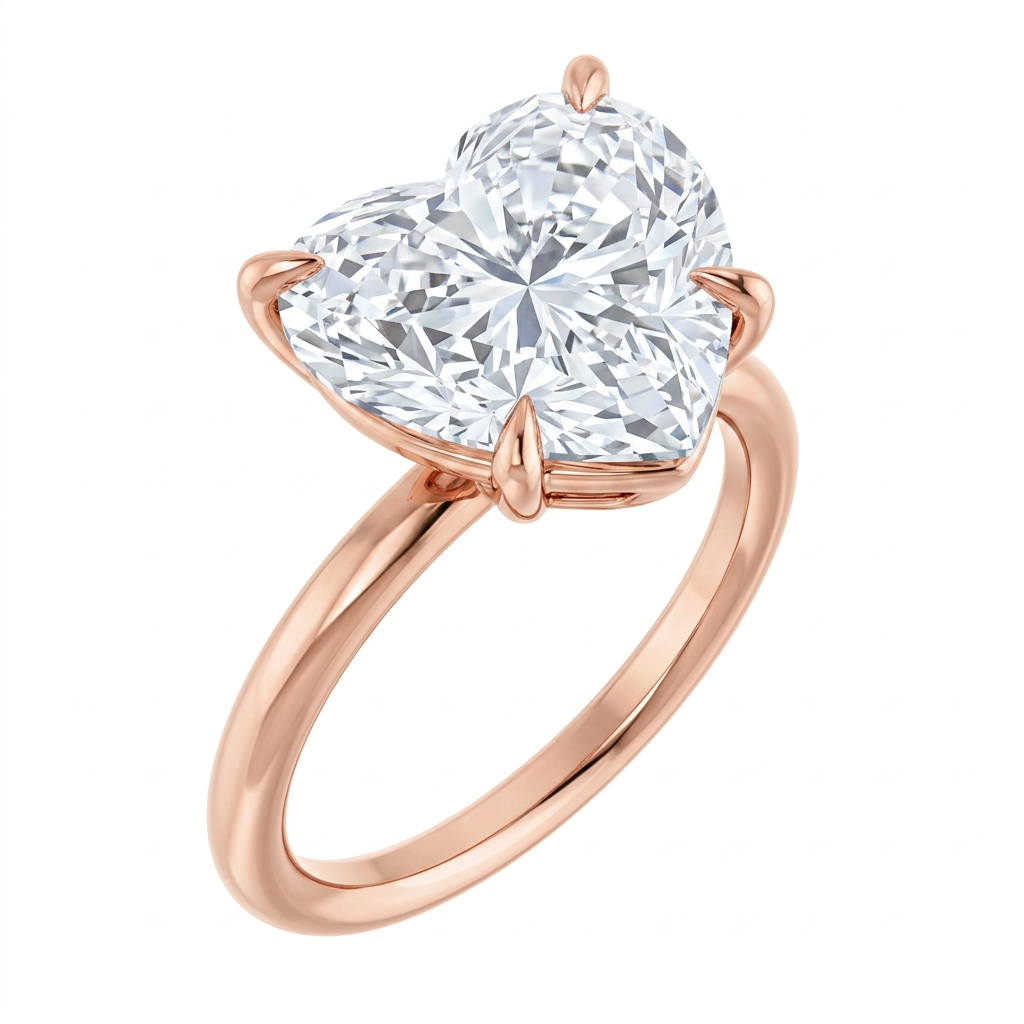 rose-gold heart