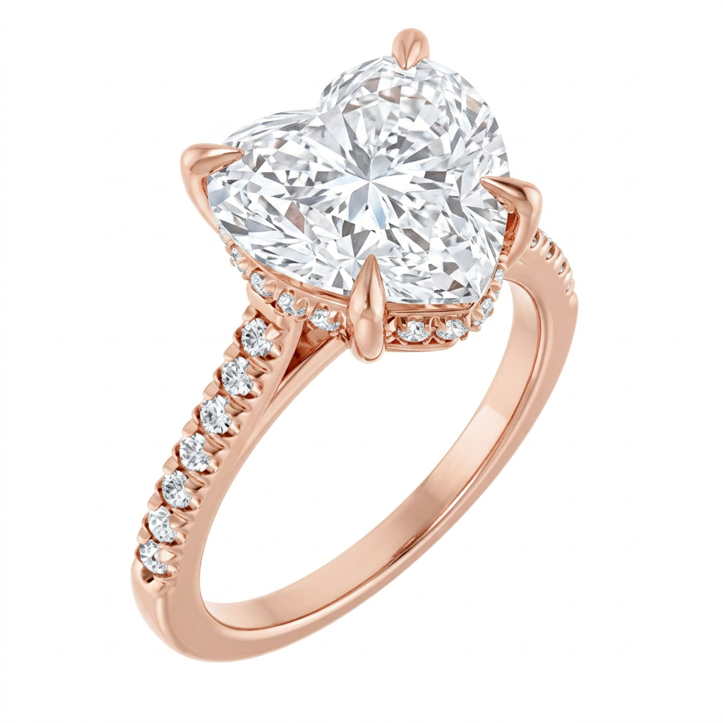 rose-gold heart
