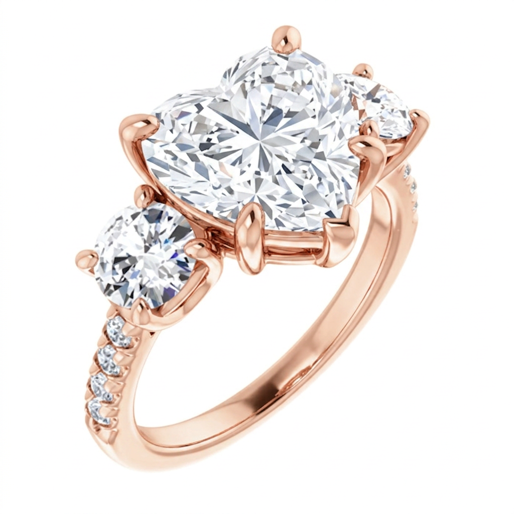 rose-gold heart