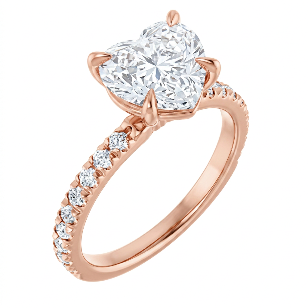 rose-gold heart