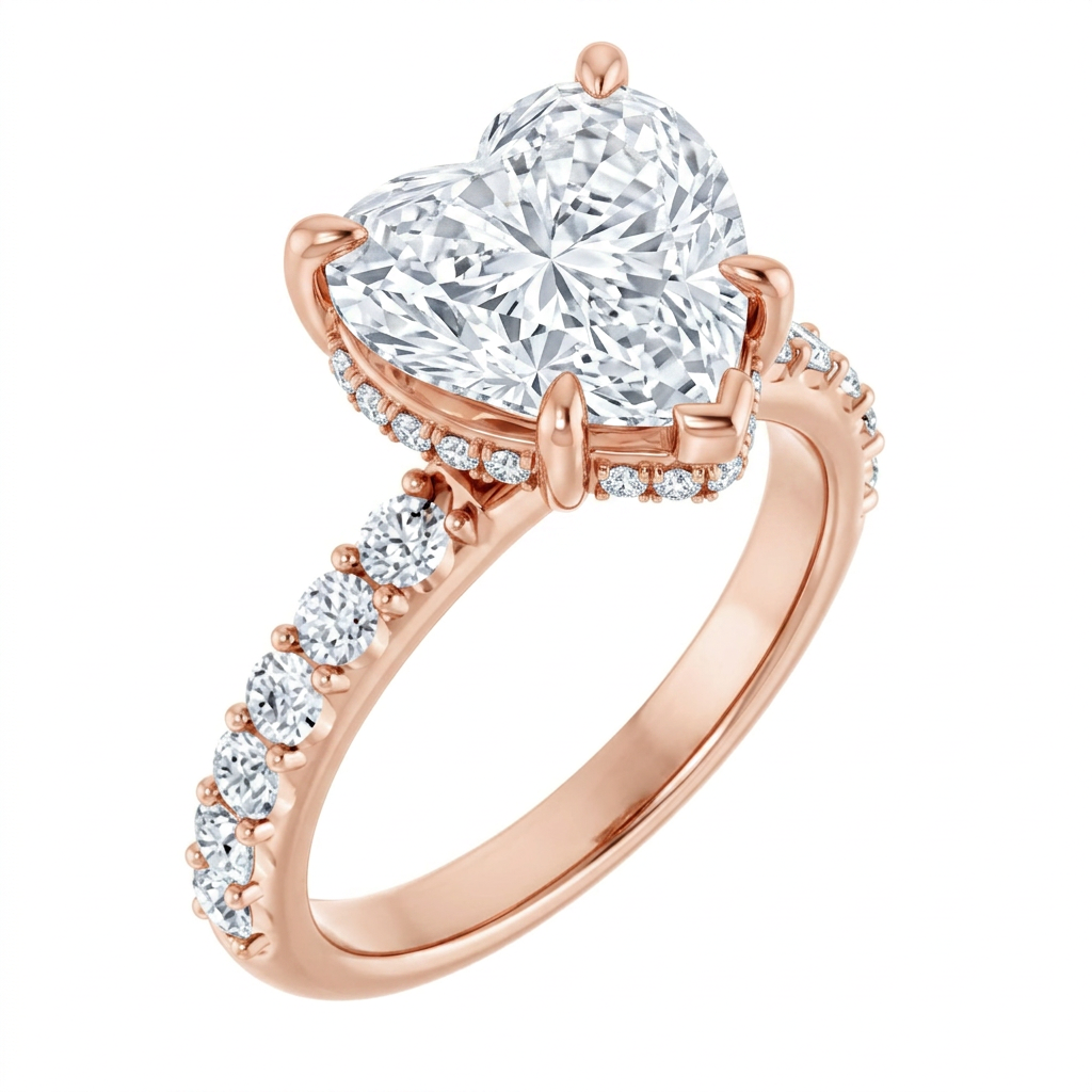 rose-gold heart