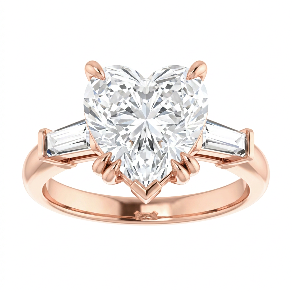 rose-gold heart