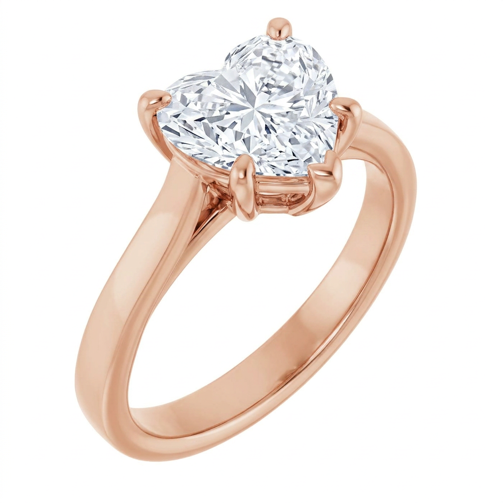 rose-gold heart