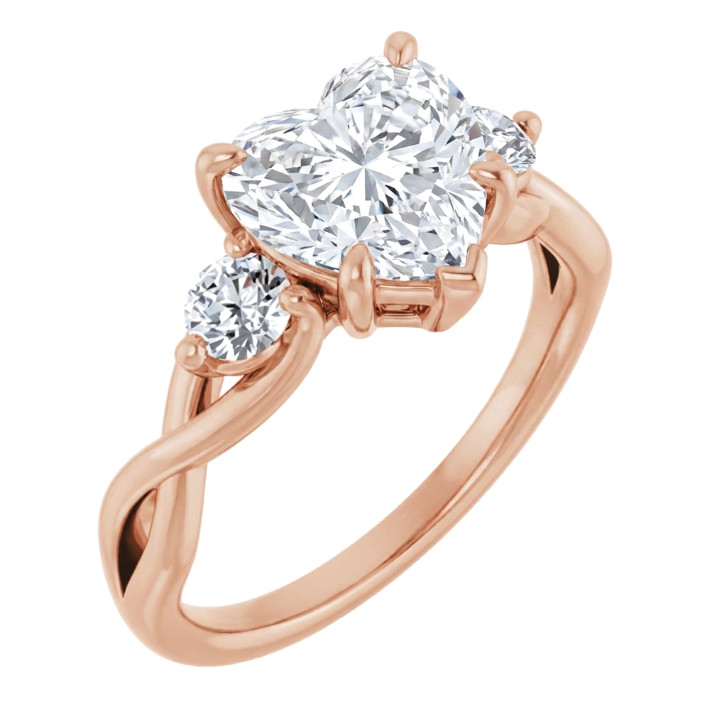 rose-gold heart (angle 1)