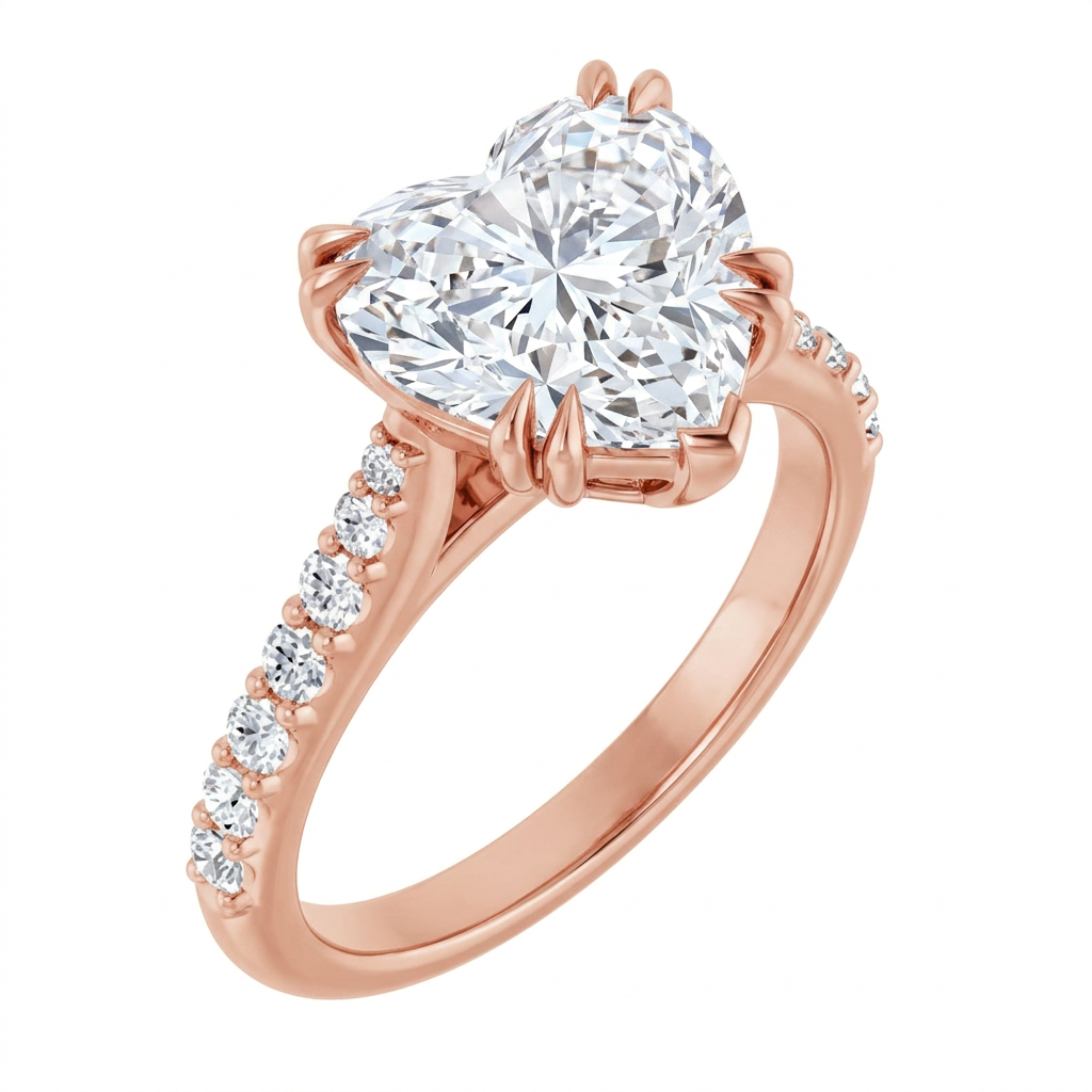 rose-gold heart