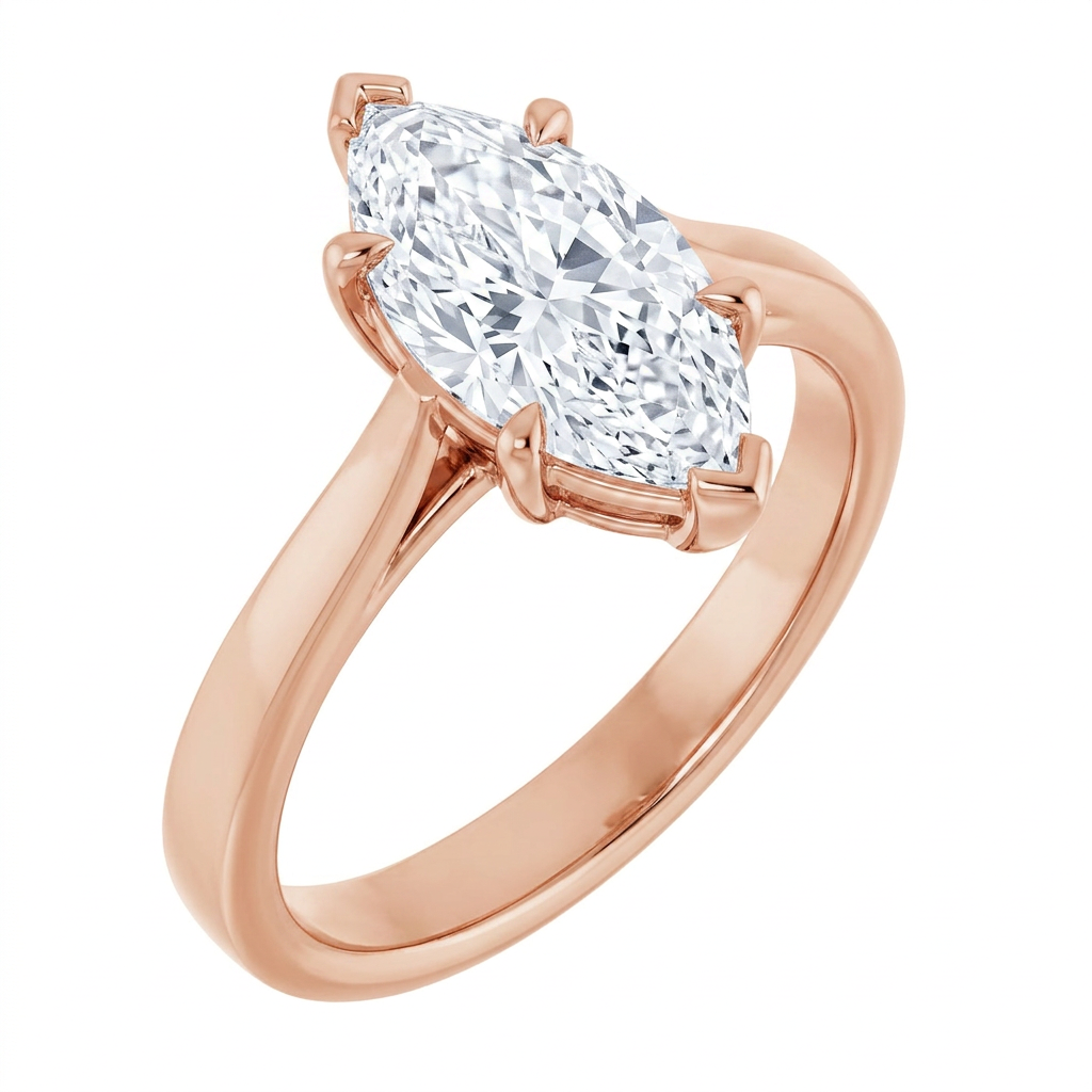 rose-gold marquise