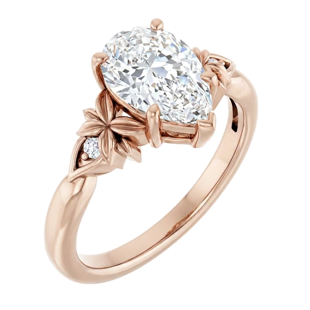 rose-gold pear (angle 1)