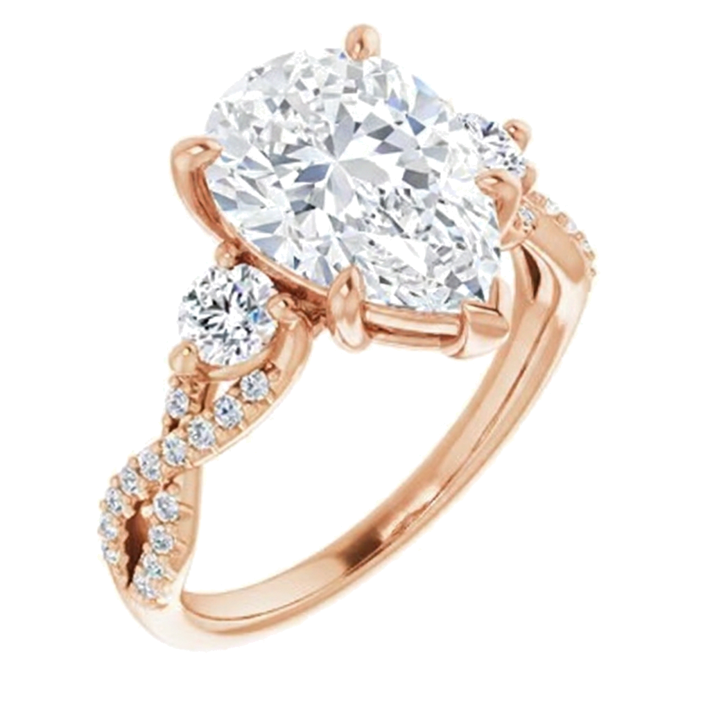 rose-gold pear (angle 1)