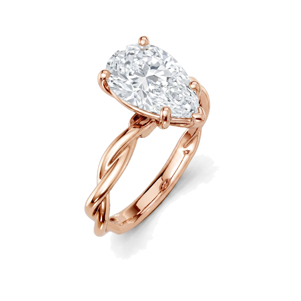 rose-gold pear (angle 1)