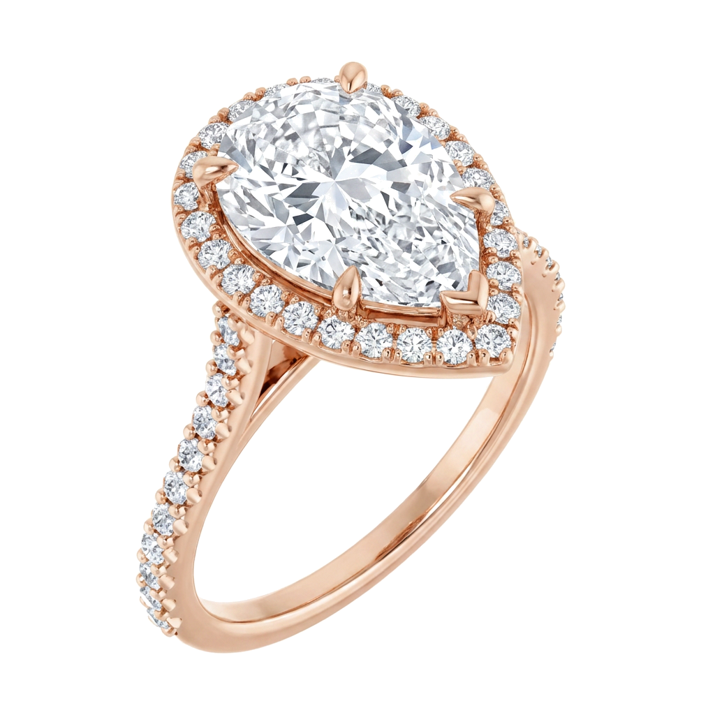 rose-gold pear (angle 1)
