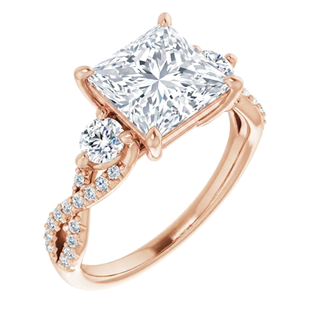 rose-gold princess (angle 1)