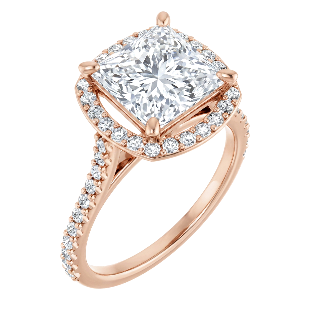 rose-gold princess (angle 1)