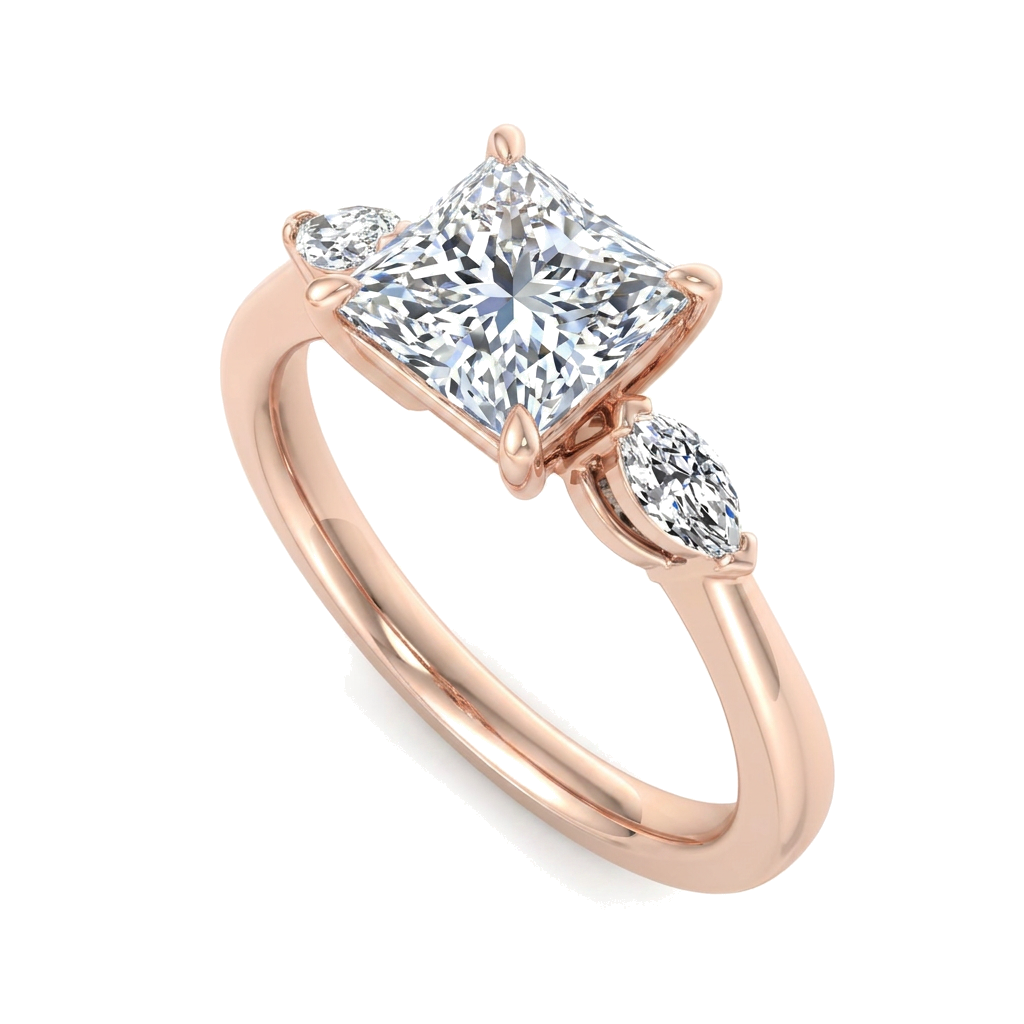rose-gold princess (angle 1)
