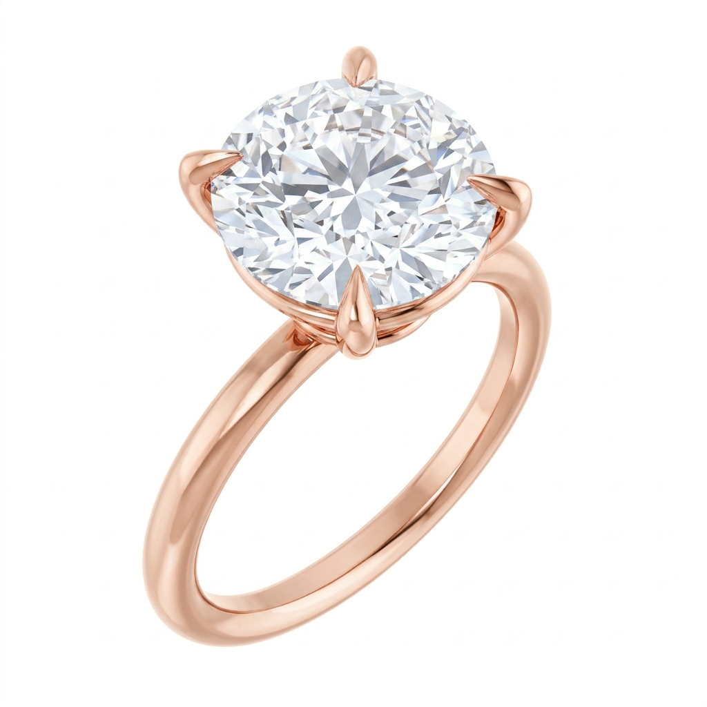 rose-gold round