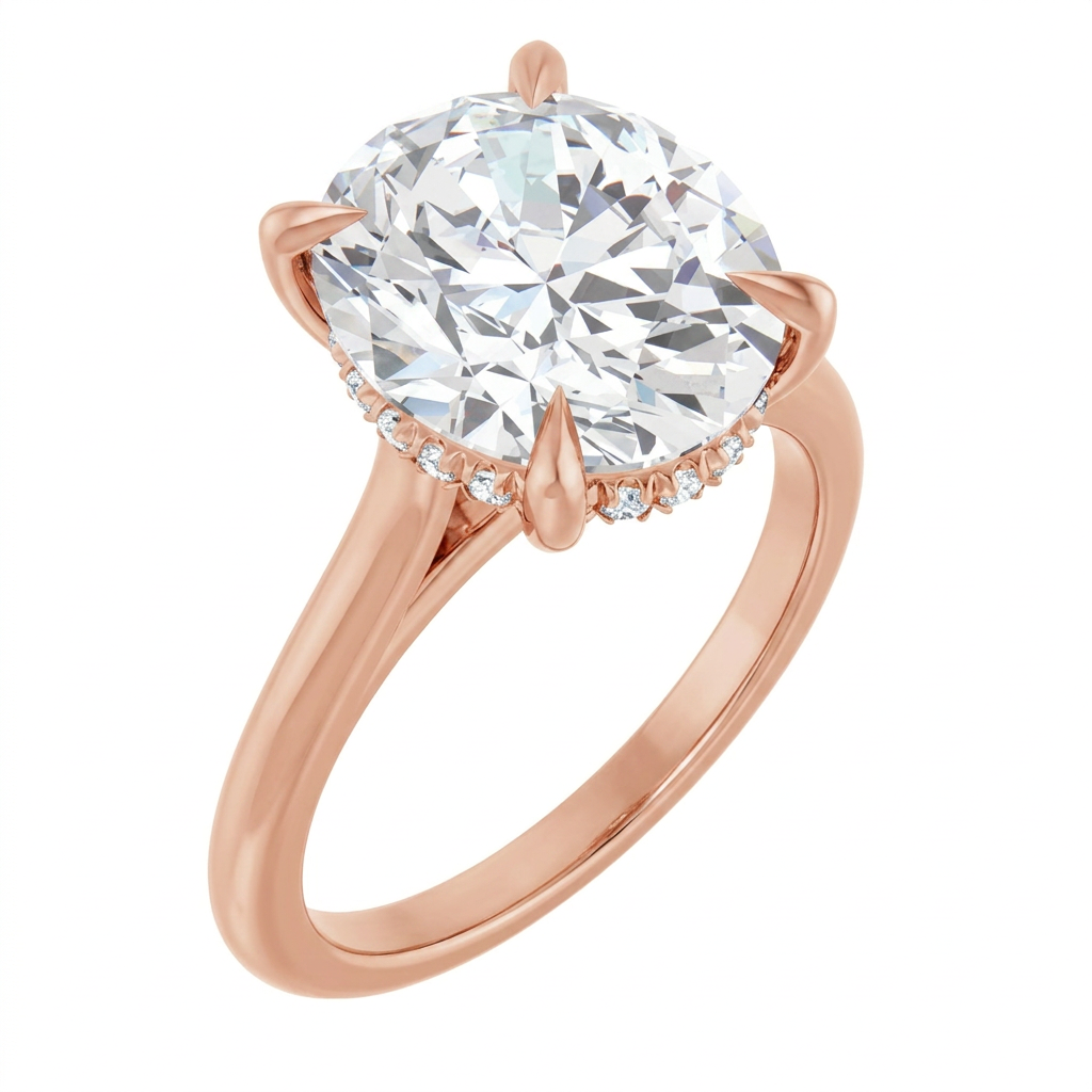 rose-gold round