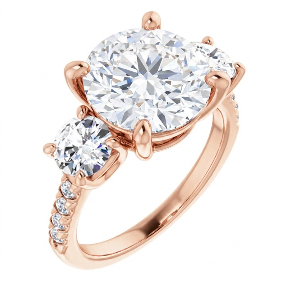 rose-gold round