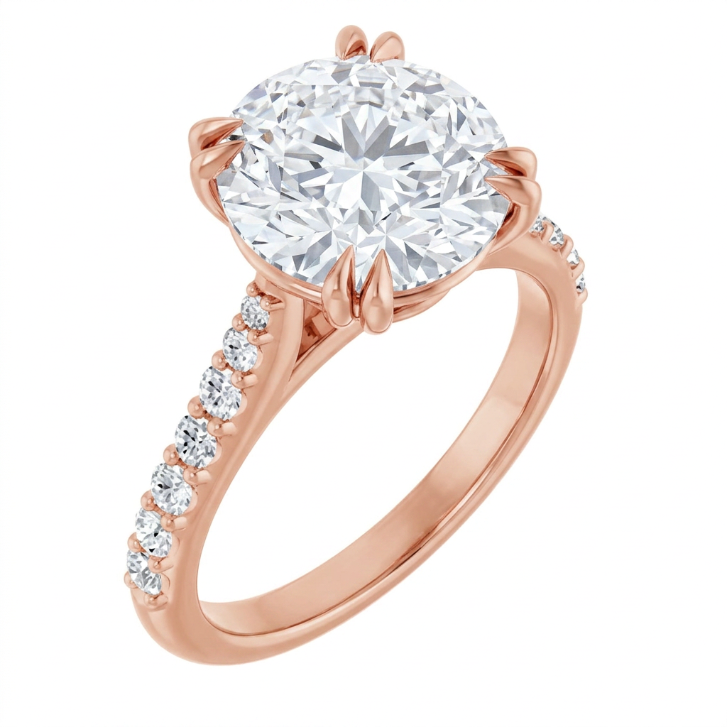 rose-gold round