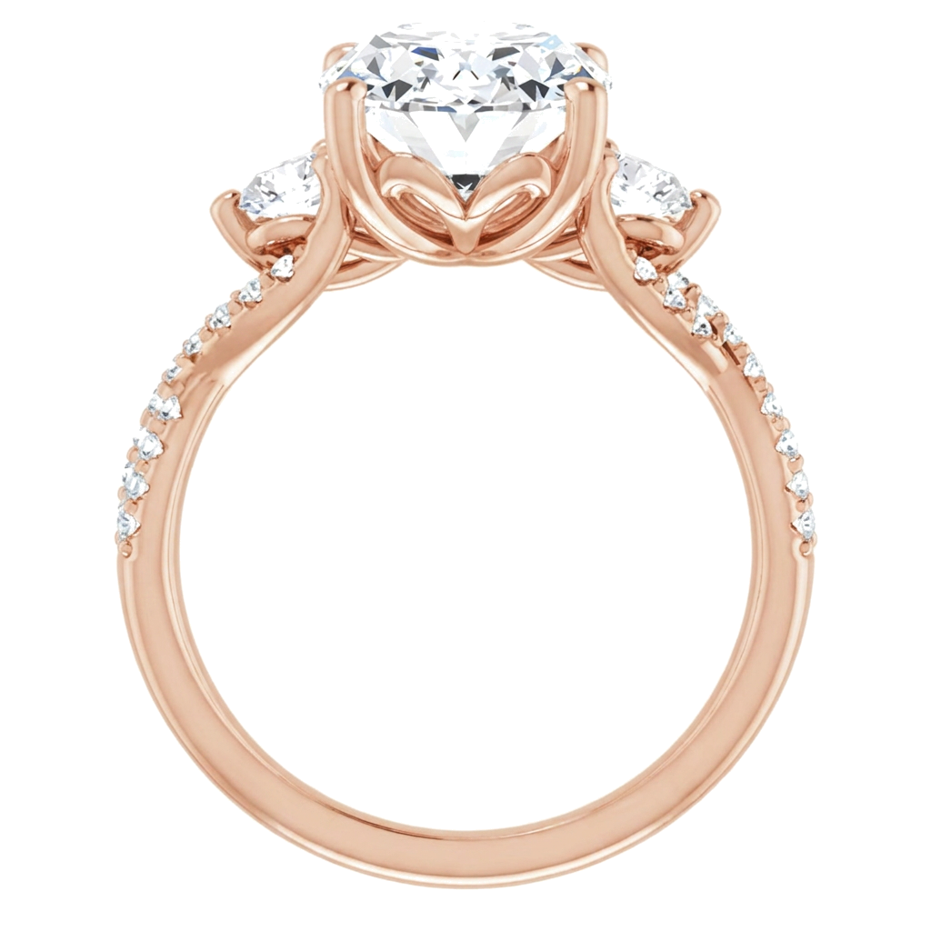 rose-gold round