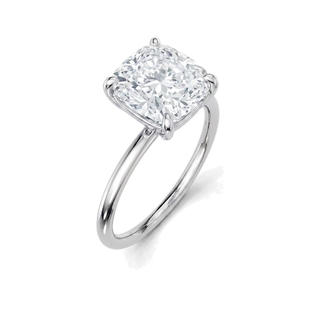 white-gold cushion (angle 1)