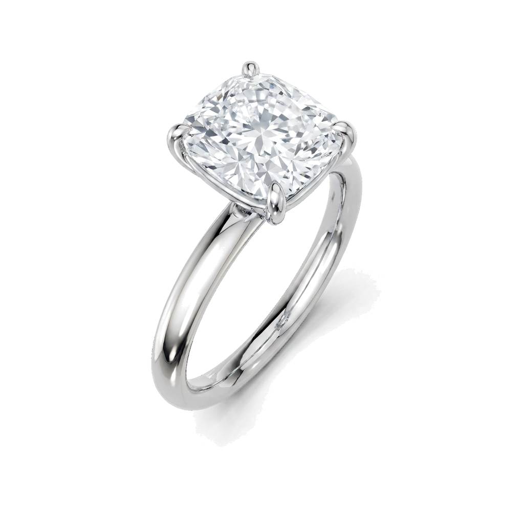 white-gold cushion (angle 1)