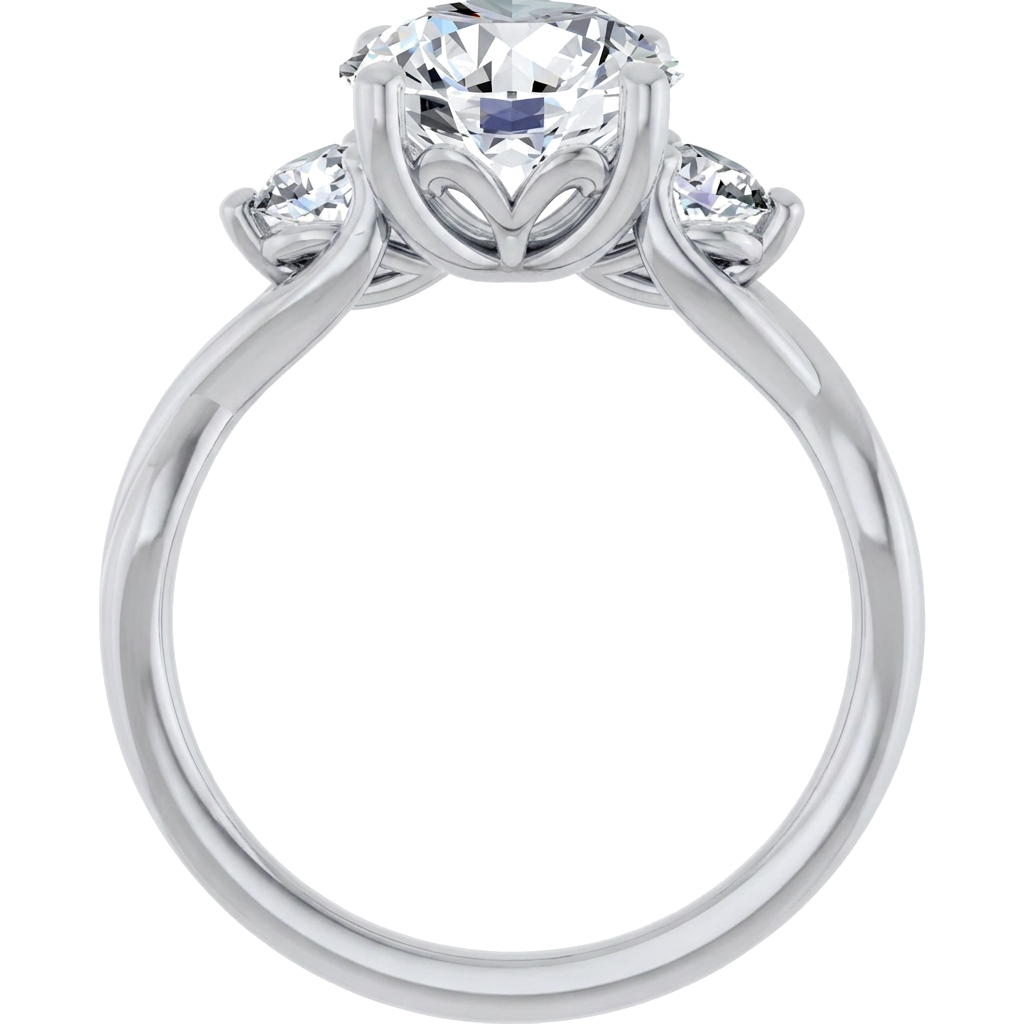 white-gold cushion (angle 2)