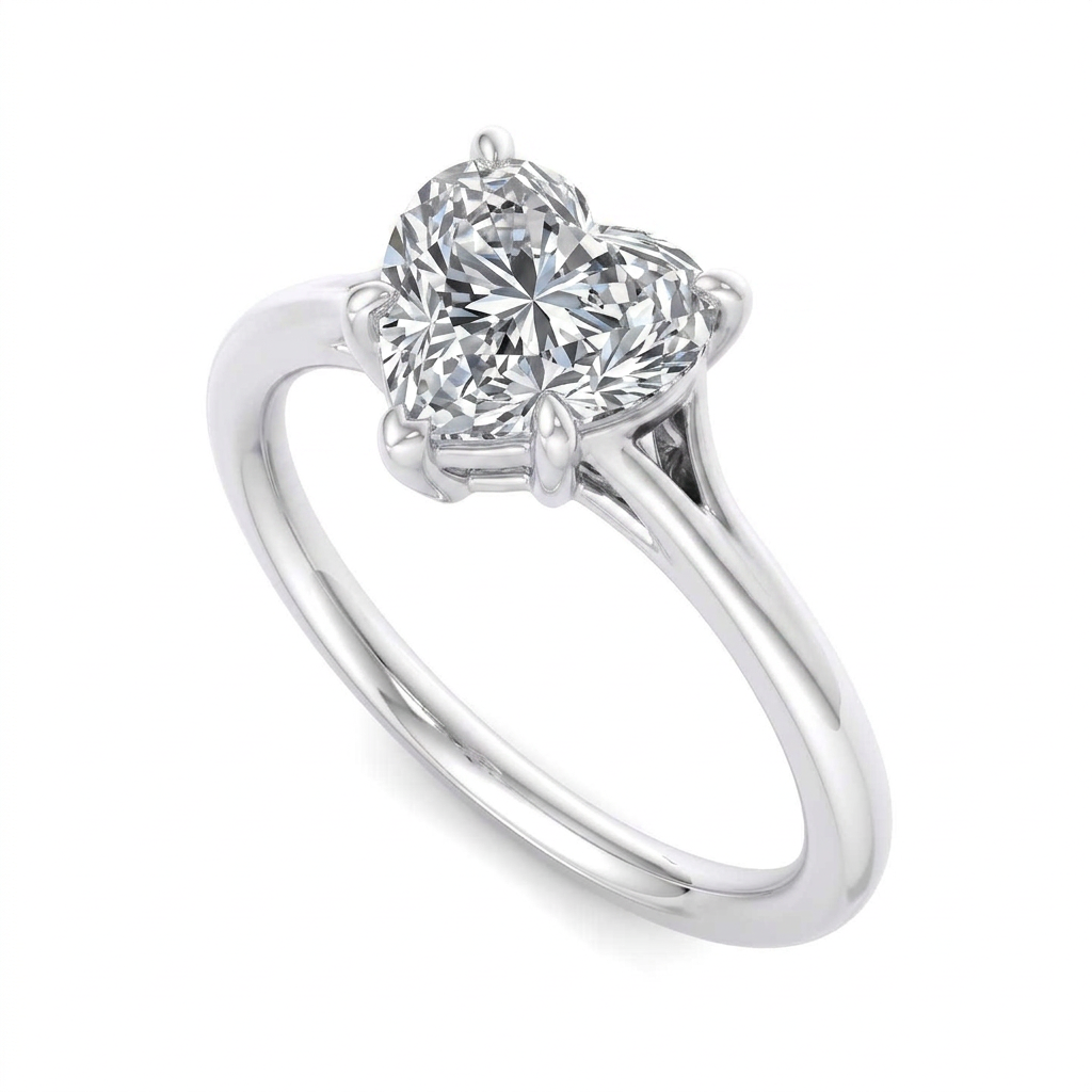 Aria Split Band Solitaire Engagement Ring