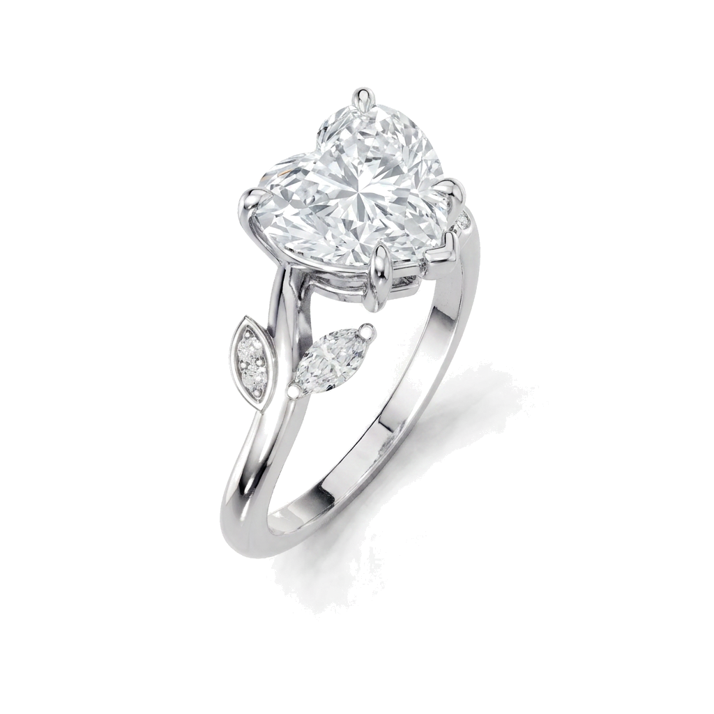 white-gold heart (angle 1)