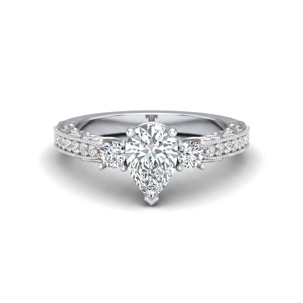 white-gold pear
