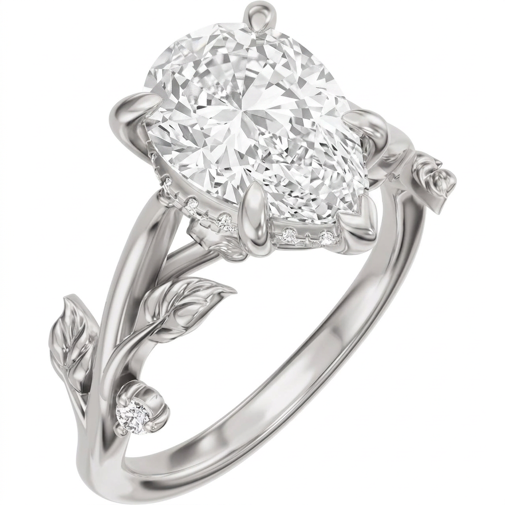 white-gold pear