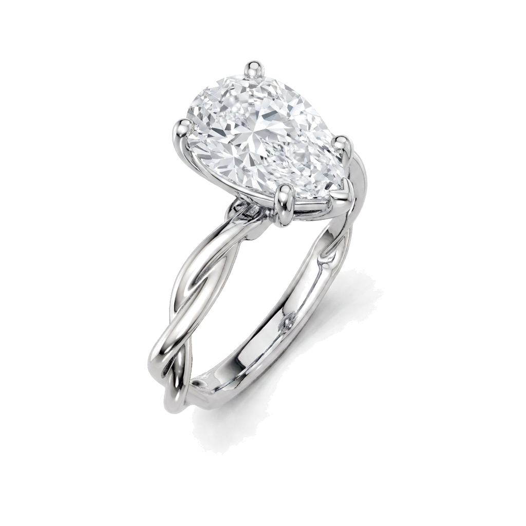 white-gold pear (angle 1)