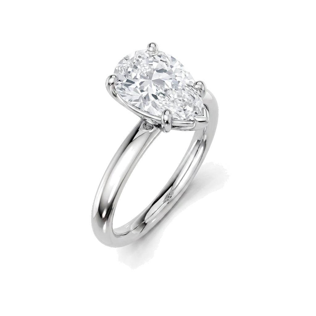 white-gold pear (angle 1)