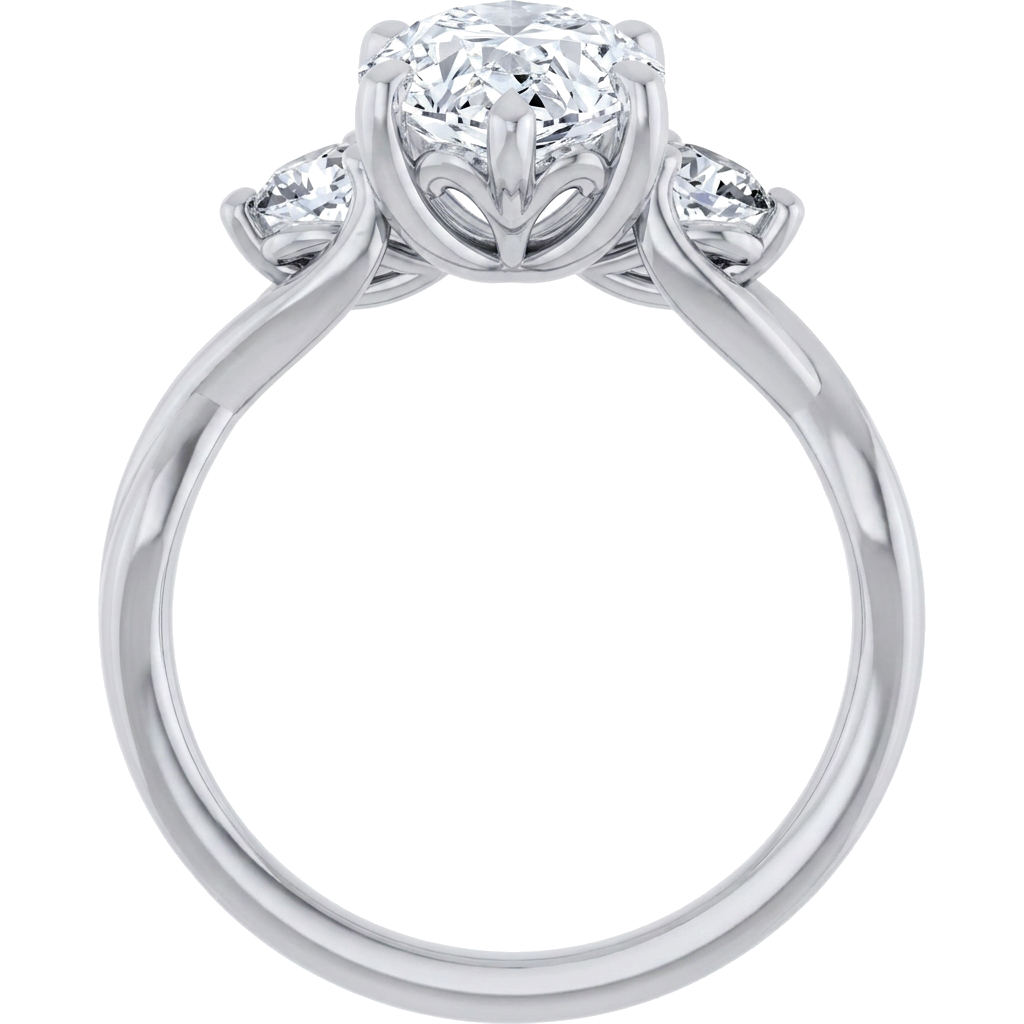 white-gold pear (angle 2)