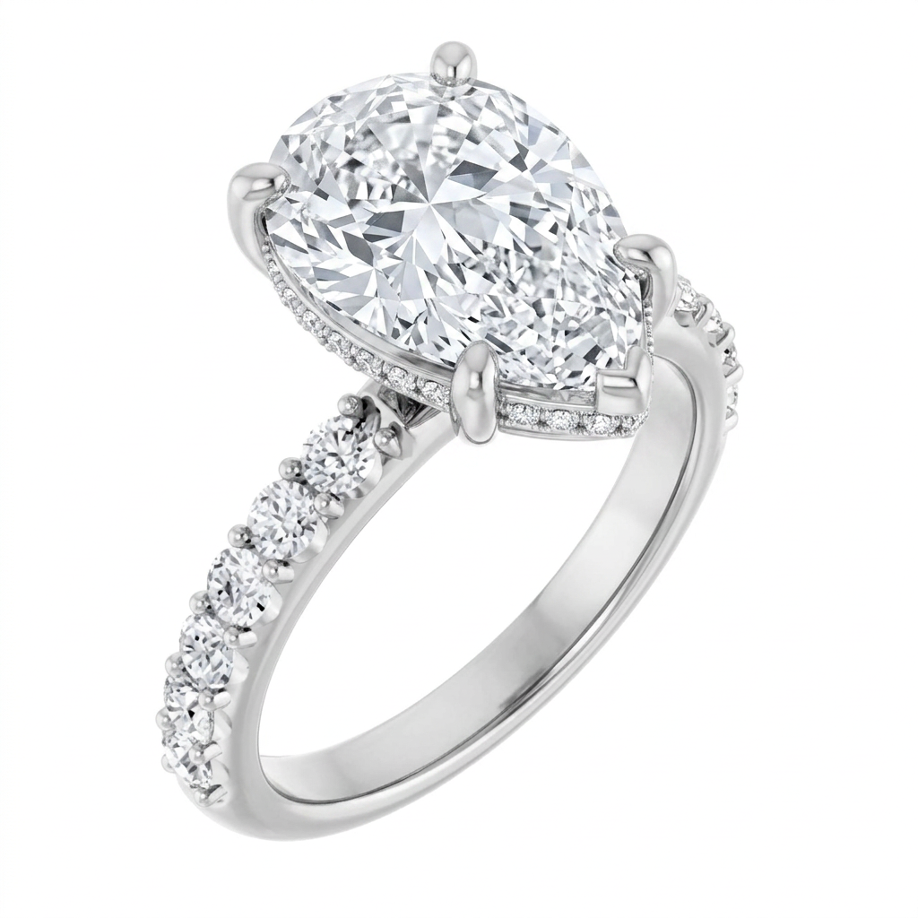 white-gold pear