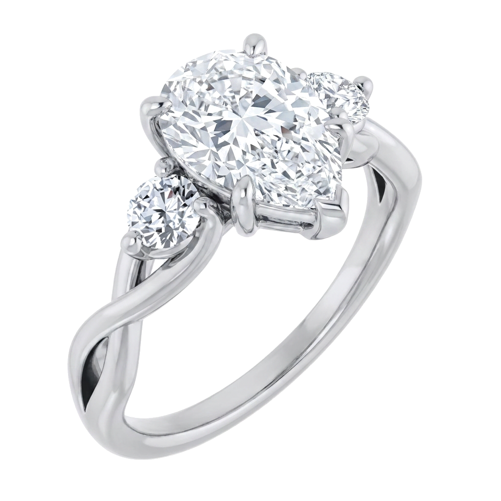 white-gold pear