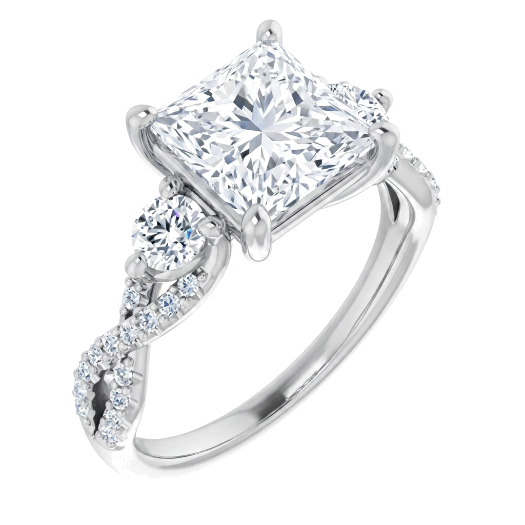 white-gold princess (angle 1)