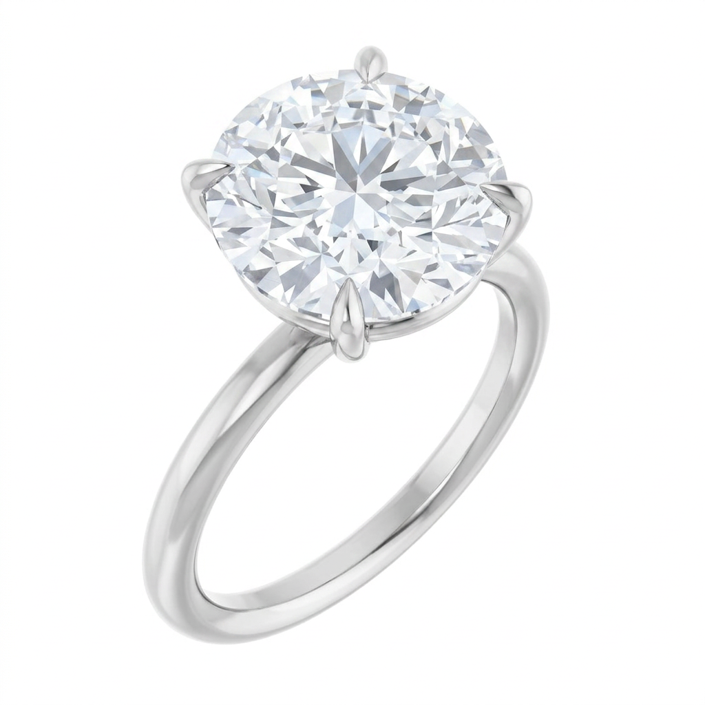 white-gold round