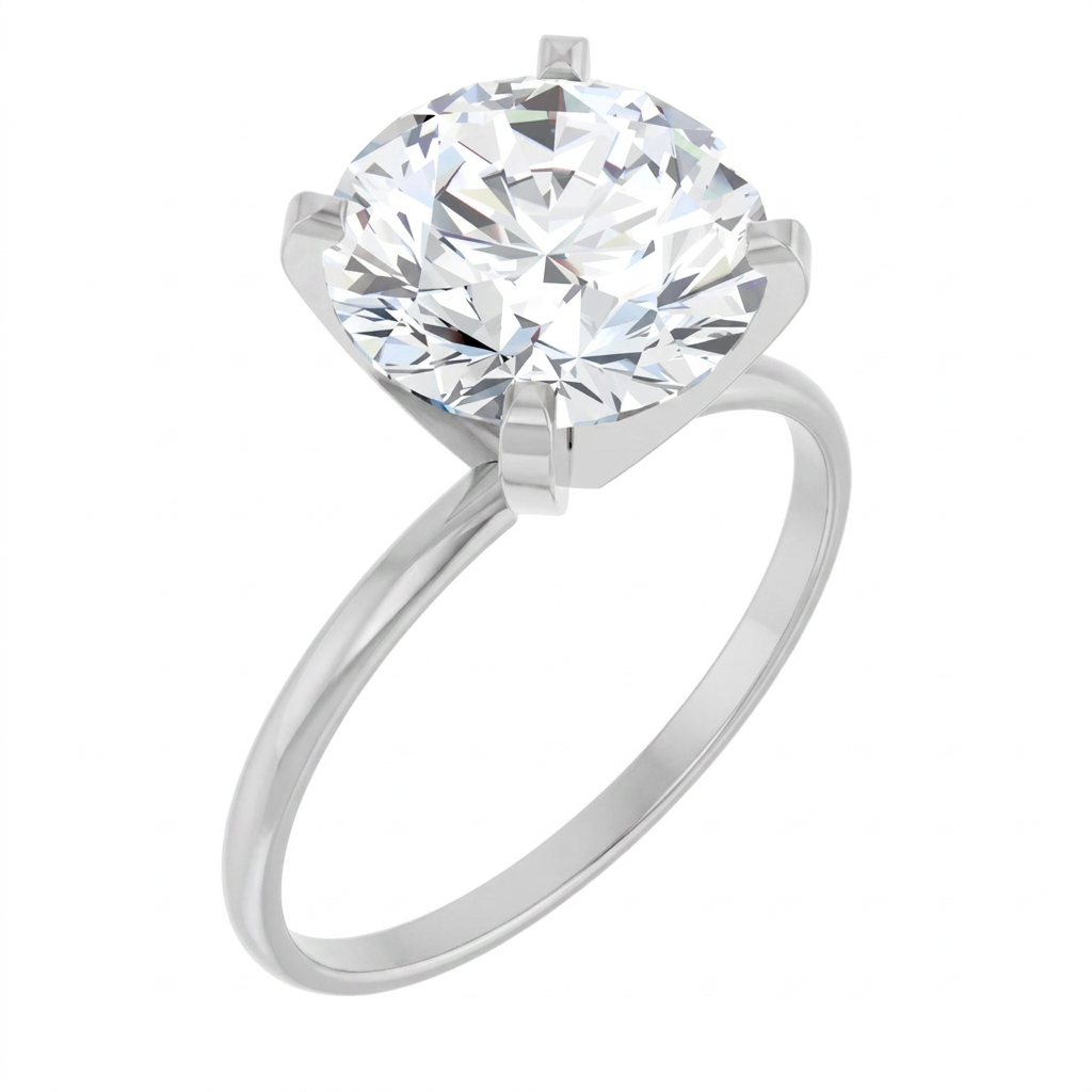 white-gold round