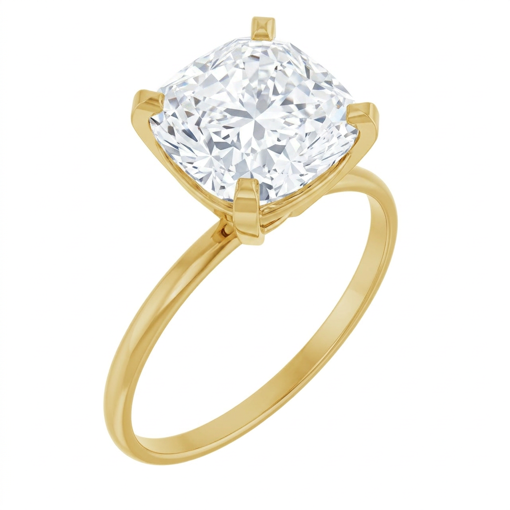yellow-gold cushion